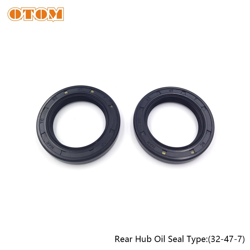 OTOM-Juego de cojinetes de sello de aceite para rueda delantera y trasera de motocicleta, para KTM EXC, SX, XCF, MXC, SMR, Husqvarna, TE, FC, FE, 125, 250, 350, 530: Rear Oil Seals
