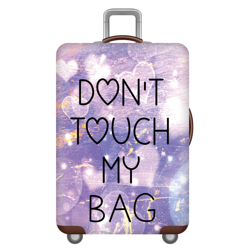 Travel Accessories 18-32 Inch Suitcases Covers Elasticity Luggage Protective Cover Identify Baggage Travel Essential Case Cover: L / Beige