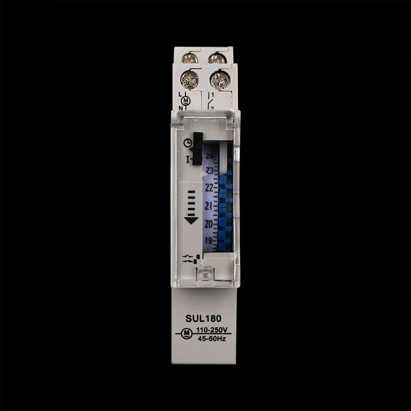 Lber sul 180a 15 minuten mechanische timer 24 uur programmeerbare din-rail timer tijdschakelaar relais meet- en analyse-instrumenten