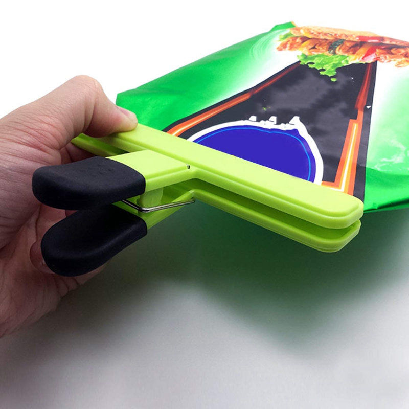Plastic Bag Clips Set Large Chip Bag Clips Colorful Sealing Clips Clamps for Snack and Food Bags