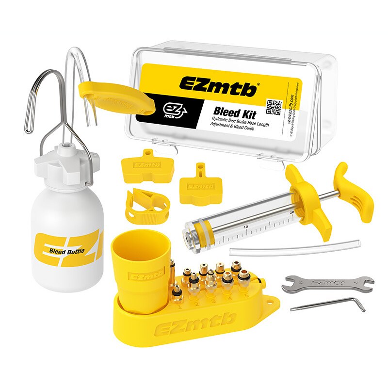 Ezmtb sykkel hydraulisk skivebrems oljebleed kit for shimano magura hope sram avid mula hayes landeveissykkel brems mtb reparasjonsverktøy: Std