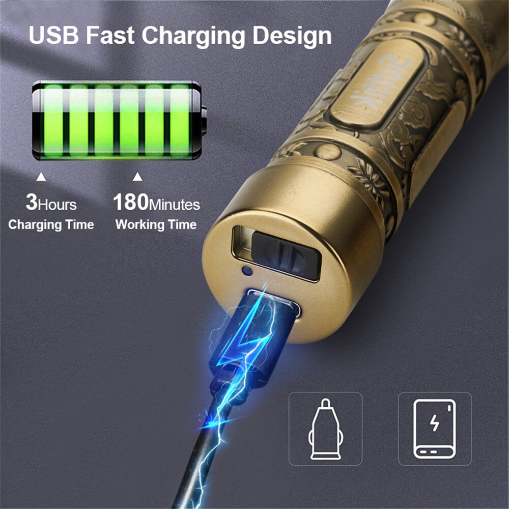 Hair Trimmer For Men Electric Hair Clippers Beard Trimmer Barber Shop Hair Cutting Machine Rechargeable Men shaver