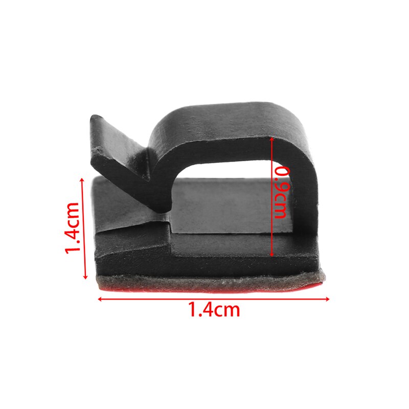 Self-adhesive Wire Bundle Holder Tie Mount Clip For10mm Wide Fix LED Strip Lights Connector Tie Mount Suitable