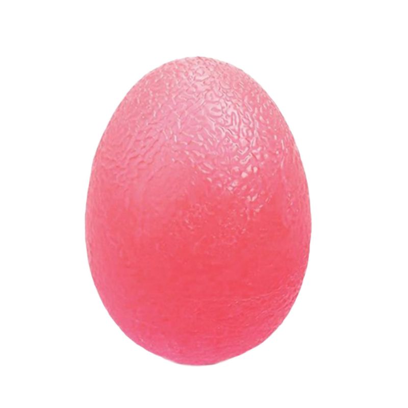 Silicone Ball Grip Practice Finger Hand Strength Rehabilitation Training Handball Vent Trainer: Red