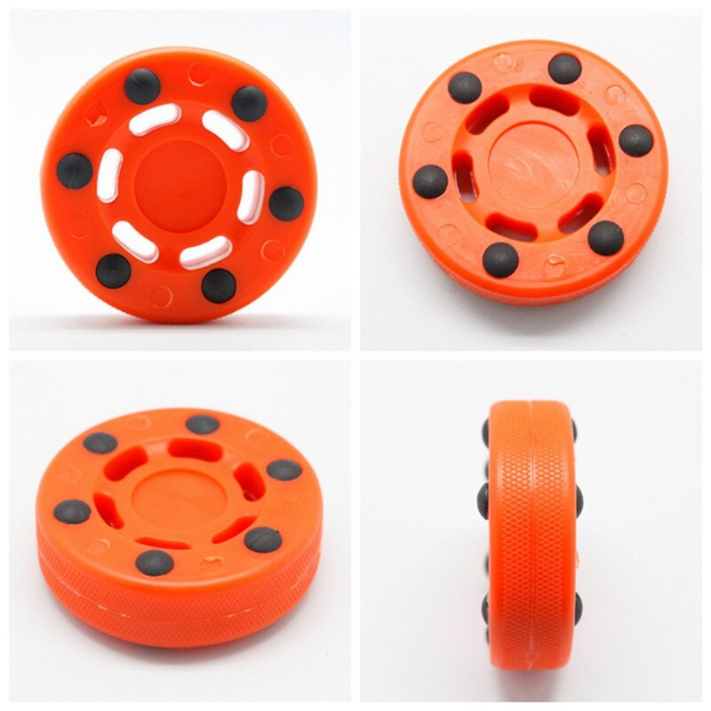 1 pcs Orange Winter Ice Hockey Sports Ice Hockey Pucks Official Size Game Practice Bulk Sports Puck Balls Durability