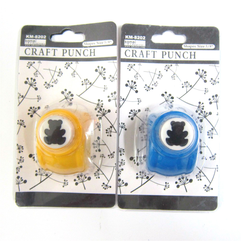1PC 15mm Kids Scrapbooking Punches Handmade Card Craft Printing Hole Punch DIY Paper Craft bear Shape