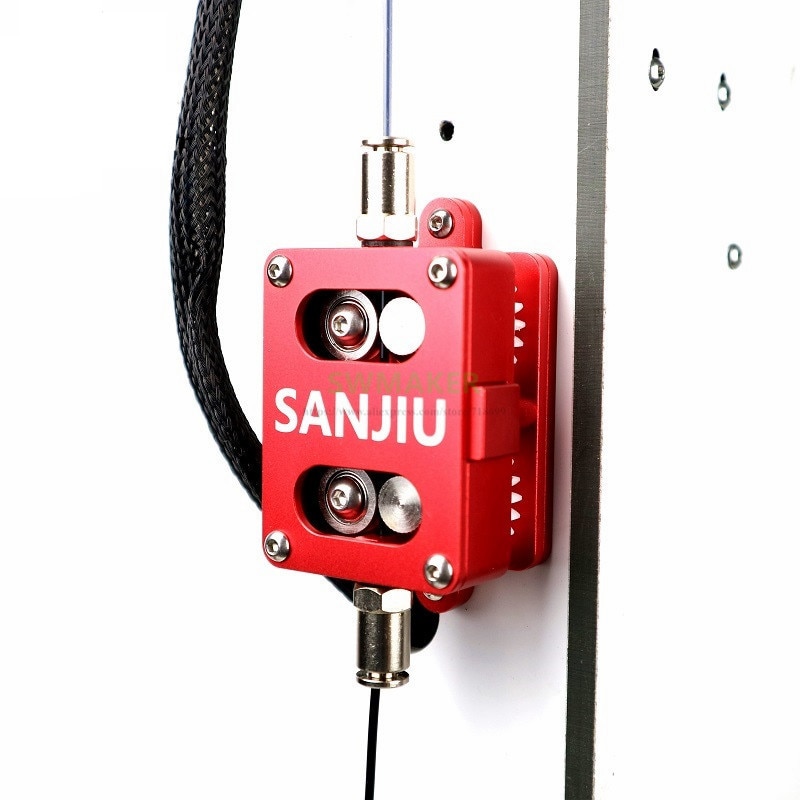 Red Black 3D Printer UM2 Ultimaker 2 Extended+ Extruder Feeder Double wheel Reducer Extruder 1.75/2.85/3mm Filament