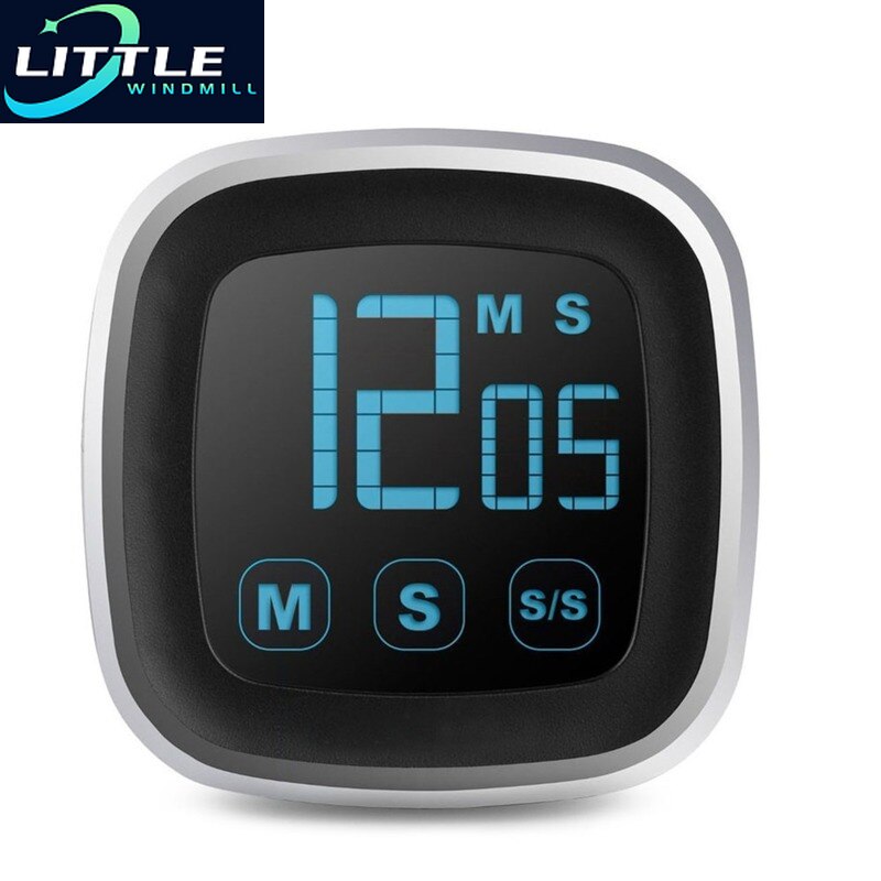 Touch Screen Kitchen Digital Pomodoro Timer Temporizador Stopwatch Alarm Clock Magnetic Kookwekker Kitchen Gadgets Cucina