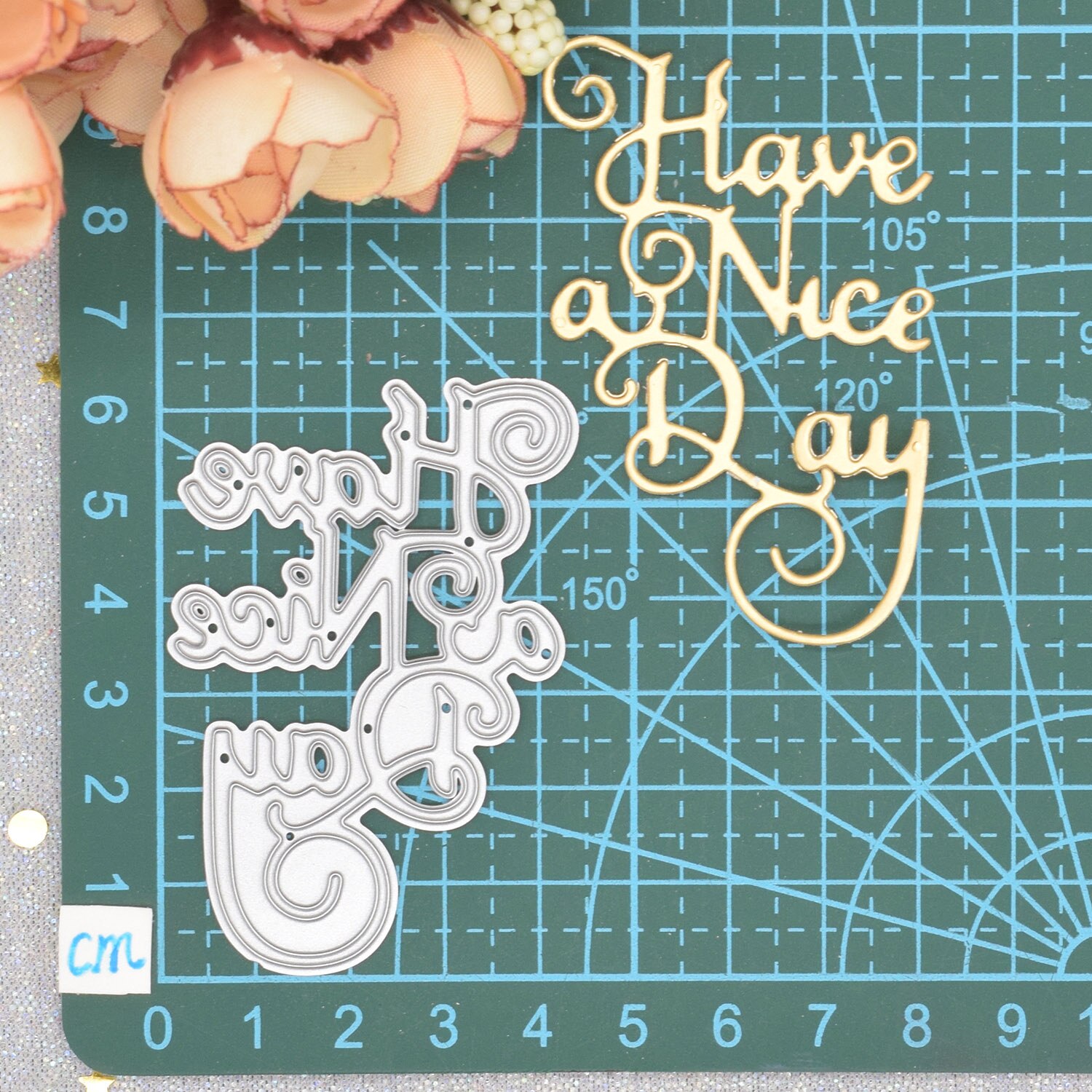 Lace Edge Frame Dies Words Metal Cutting Dies Stencil for Scrapbooking Album Paper DIY Cards Background Making Craft