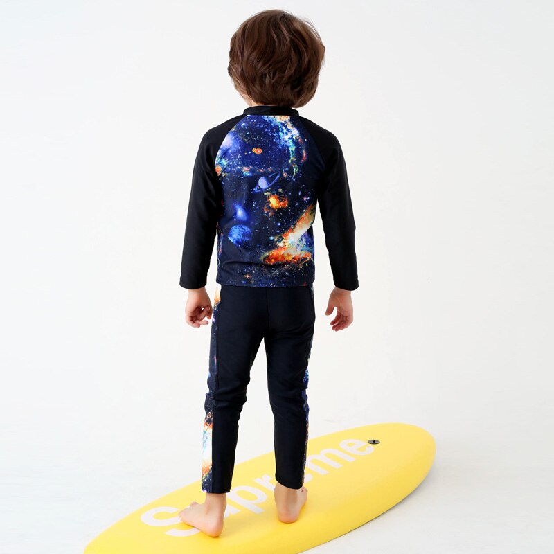 Lange Mouwen Kids Wetsuits Duiken Pakken voor Jongens/Meisjes Kinderen Rash Guards Twee Stukken Surfen Swim Snorkel kinderen