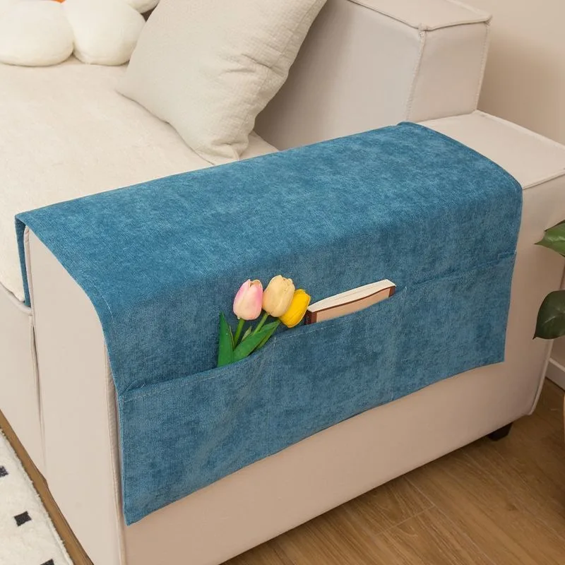 1PC Sofa Armrest Organizer Pouch Sofa Cover Side Pockets Storage Organizer Hanging Pouch Anti-slip Dustproof Sofa Armrest Gloves