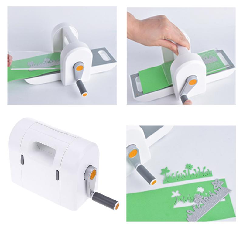 Portable Die Cutting Embossing Machine Scrapbooking Cutter Piece Die Cut Paper Cutter Die-Cut Machine DIY Green Paper Cutter