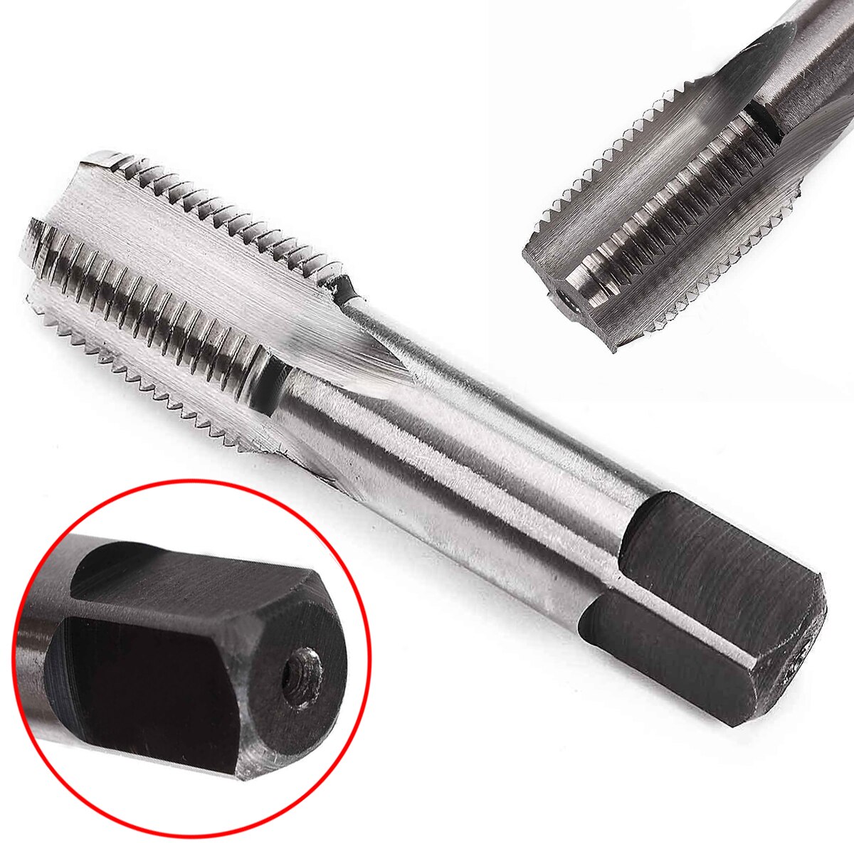 1pc mayitr sileä korkea kovuus 3/8 " -18 npt kierretappi kestävä nopea teräs hss kierreleikkaus kartioputkihanat 70*16mm