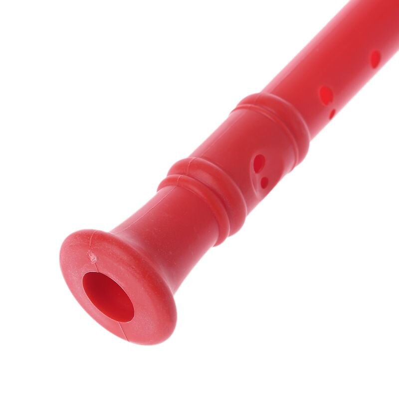 Plastic Musical Instrument Soprano Recorder Long Flute 8 Holes