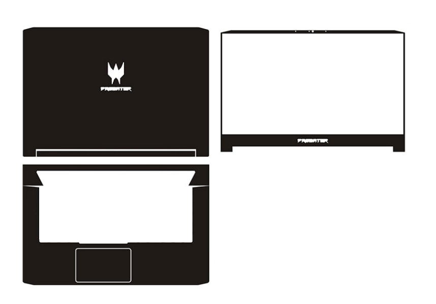 Laptop vinyl skin sticker cover cover film til acer predator triton 500 15.6 &quot;