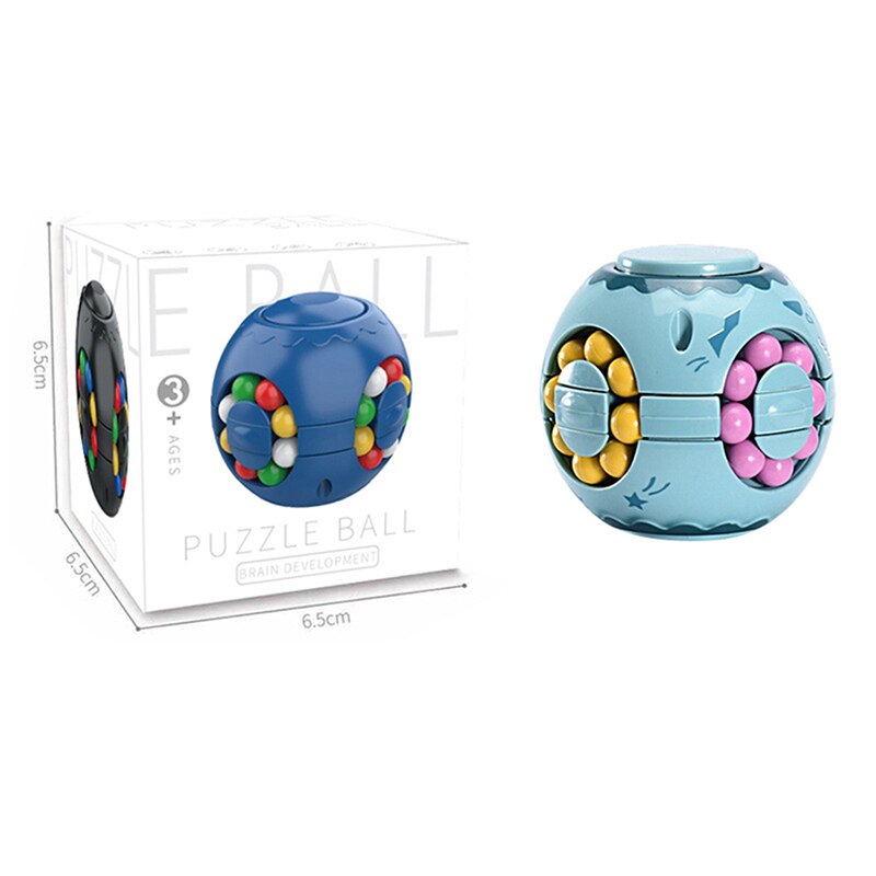 Meerdere Functies Fidget Spinner Gyro Verlicht Stress En Angst Speelgoed: Sky Blue