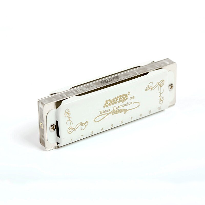 Blues Blues Ten Hole Harmonica Limited Edition 10 Hole Beginner 008K Upgraded Version