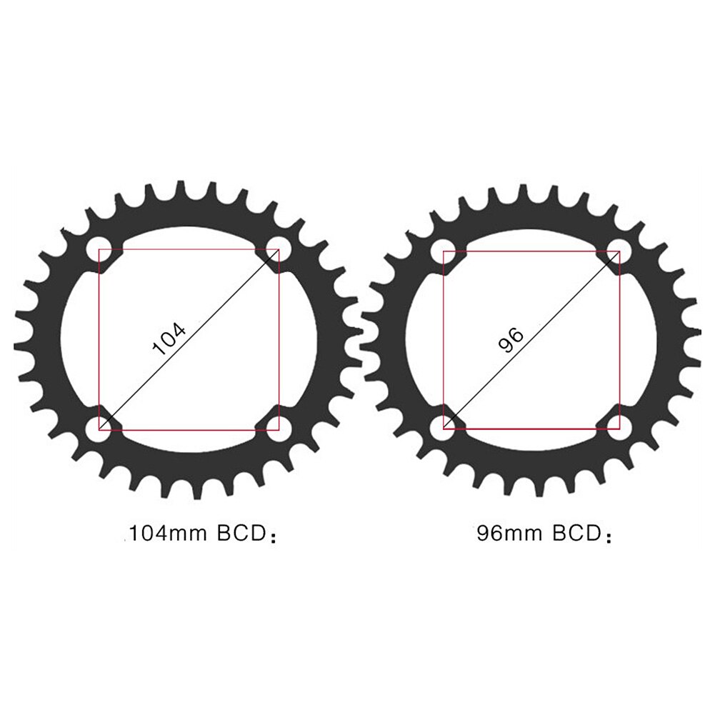 SNAIL 32T 104BCD Narrow Wide Chainring - CNC Aluminum Alloy For MTB/Road Bike (8-12 Speed) - View #2