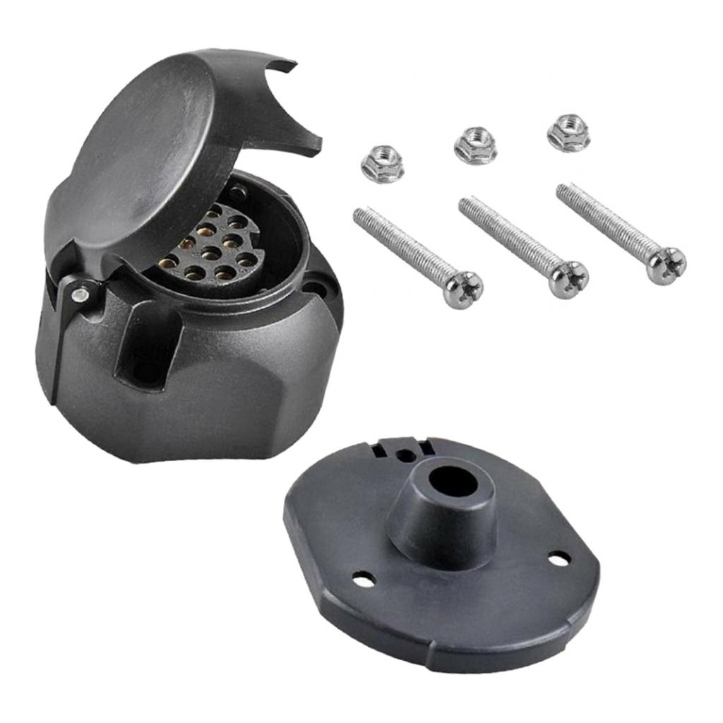 13 Pin Trailer Truck Caravan Towbar Socket Plug Adapter Converter