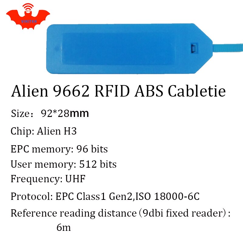 RFID Schild UHF ABS Kabelbinder Außerirdischer 966... – Grandado