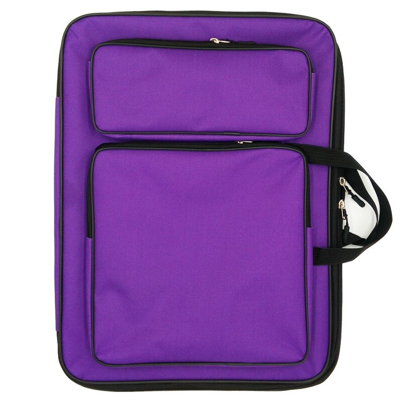 Multifunctionele Reizen Schets Tas Voor Schetsen Gereedschap Kunstenaar Canvas Schilderijen Art Supplies Schouders Rugzak Schilderen Zak 8K: purple