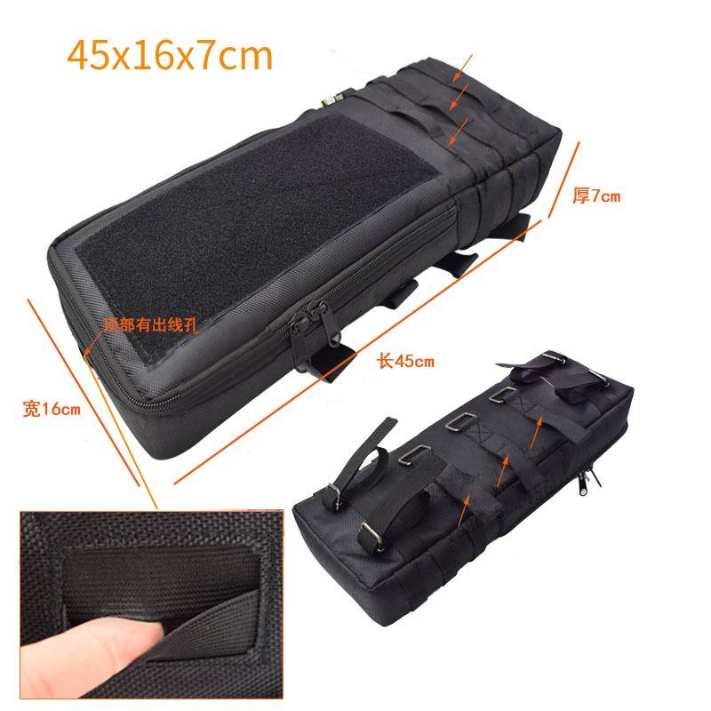 Hängande väska för mobilitetsscooter frambalk modifierad elfordonsscooter cykel litiumbatteri förvaringsväska: Gul