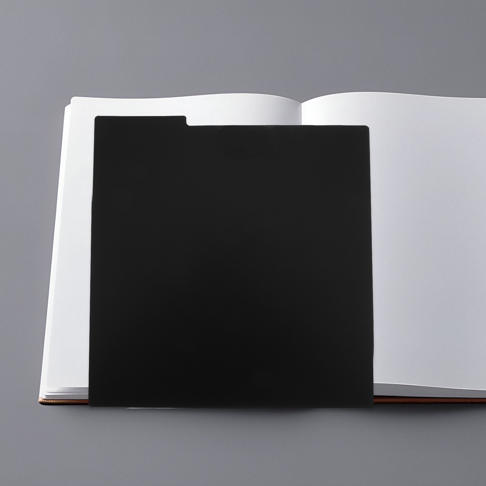 15pcs Blank Writable Divider Record Separator Book Shelf Dividers Library Accessories Black PP Magazine Holder Vinyl Record