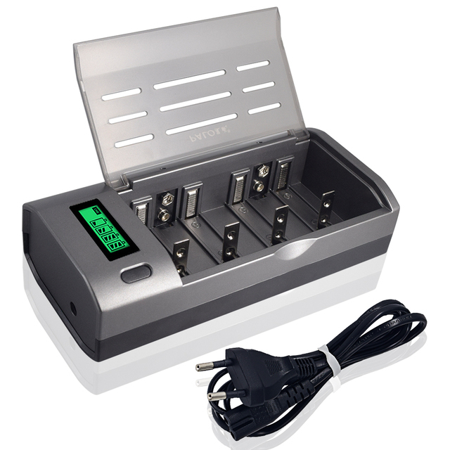 CITYORK 4-8 szt. C rozmiar LR14 akumulator 1.2V nimh akumulator typu C Batteri C Cell + 8 gniazd ładowarka baterii LCD: other
