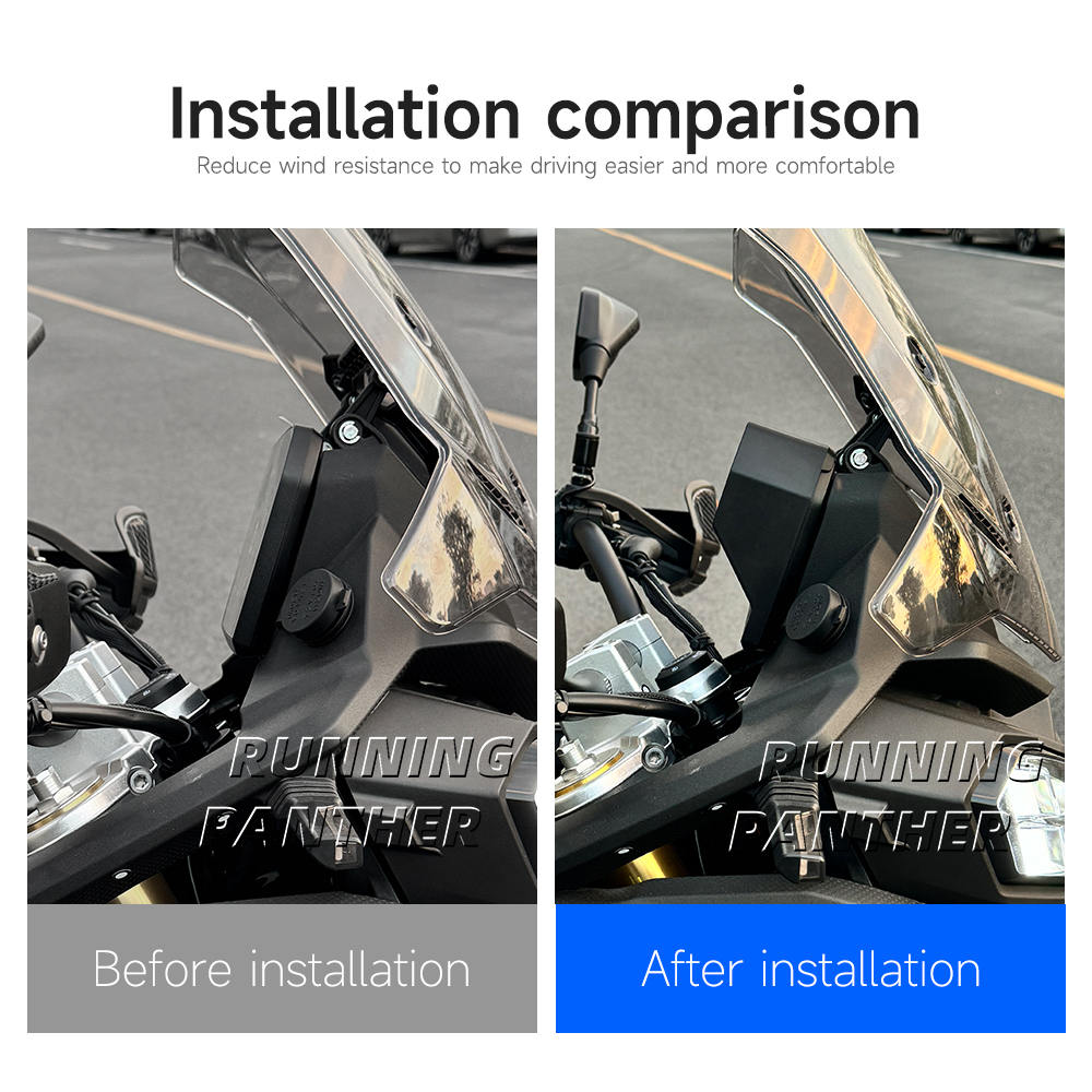 Für 900ds motorradzubehörteile, instrumentenkappe, sonnenblende, instrumentenabdeckung, schutzhülle