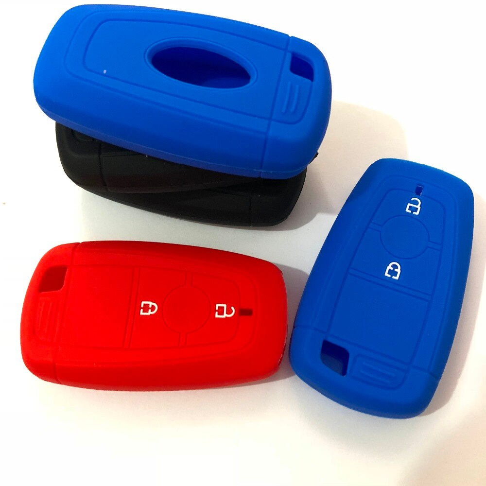 Key FOB Remote Case Pouch Silicon Holder For Ford Ecosport Ranger Raptor 2 Button Smart Keyless