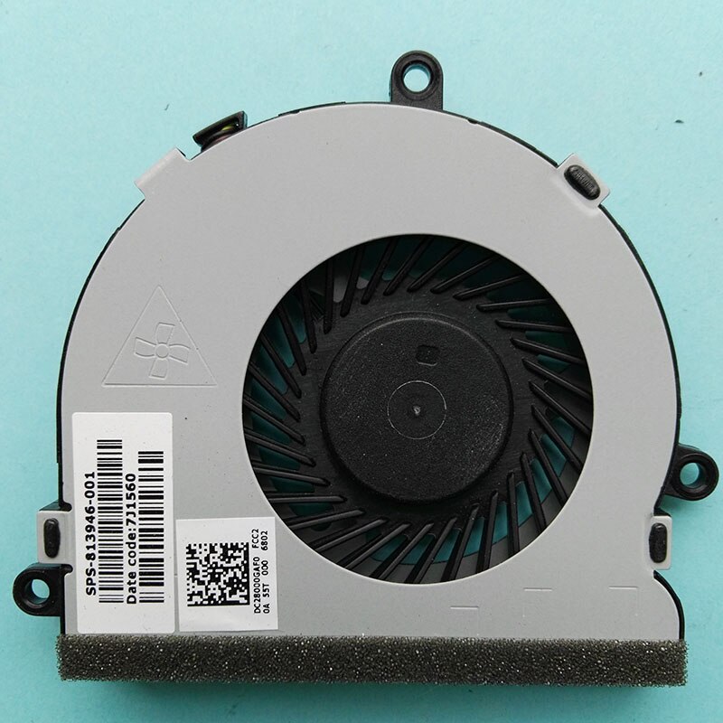 Originele Cpu Ventilator Voor Hp 15-A 15-AC121DX Laptop Cpu Koelventilator Koeler 813946-001 Fgkb DC28000GAF0
