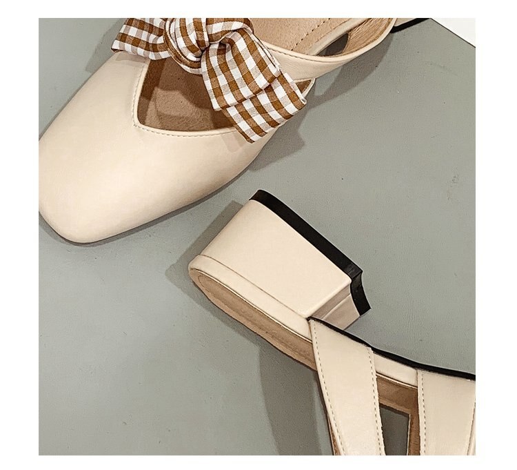 Zomer klassieke muiltjes slippers pu leer outdoor pantoffels platform dames vierkante neus schoenen muiltjes  q770