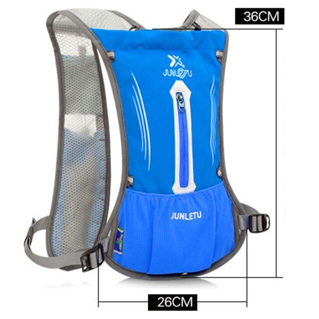 Durable Water Bag Backpack Hydration Backpack Water Bladder Bag Soft Outdoor Off Road Camping Marathon Cycling Climbing: blue