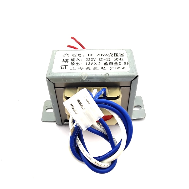 Muuntajat tyyppi muuntaja 220v to 13v*2 double 13v 0.8a power 20w täyskuparinen tehovahvistin muuntaja