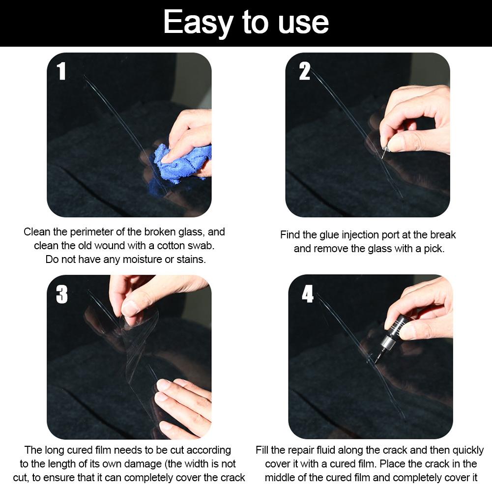 Autoglas reparatieset autoglas reparatievloeistof voorruit barst reparatieset