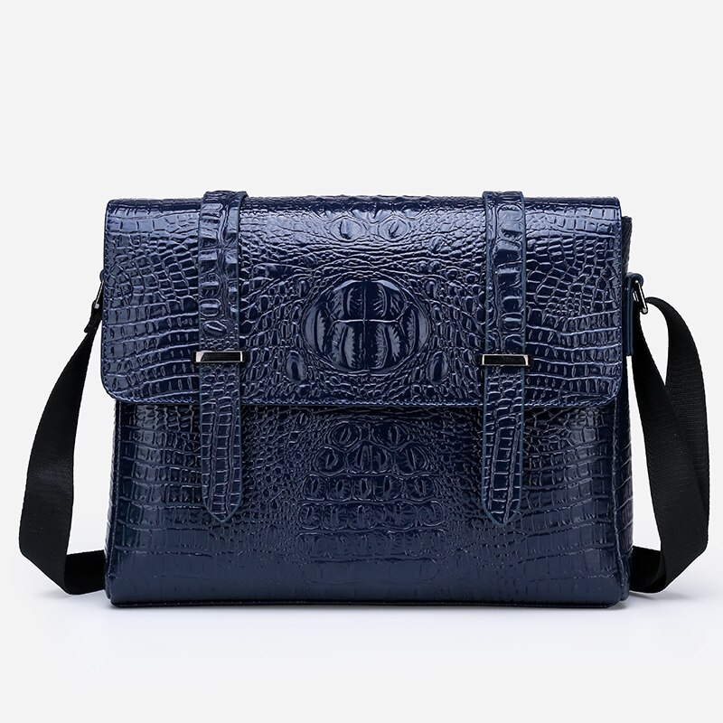 High Fabric Men&#39;s Bag Casual Business Bag Suit Men&#39;s Messenger Bag Retro Messenger Bag Shoulder Bag: blue