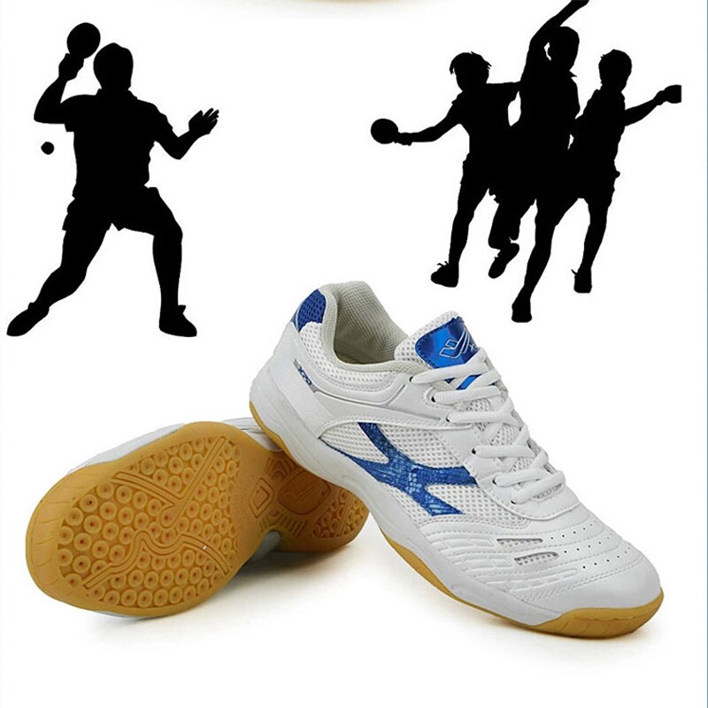 Mænd kvinder træning bordtennis sko stød anti-skrid sneakers åndbare tennis sko badminton sko