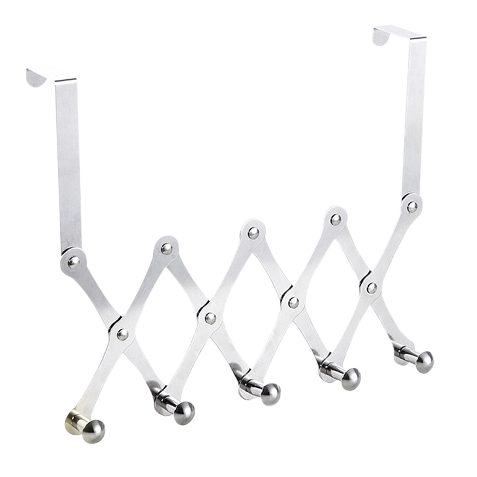 Stainless Steel Door Rear Suspension Telescopic Hook Movable Folding Hook Coat Hooks Folding Swing Arm Swivel Hook