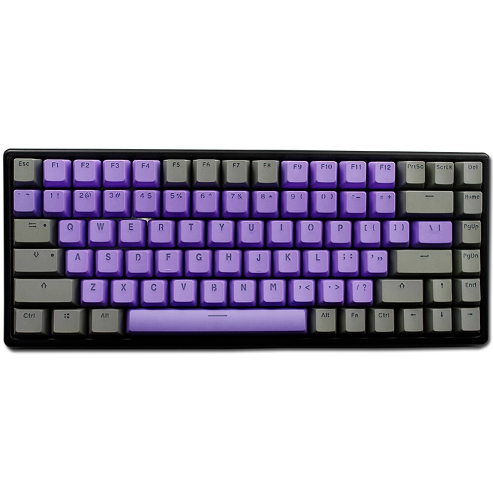 Royal Kludge RK84/RK857/Ajazz MX Mechanical Keyboard PBT Keycaps Translucent Double-Shot Molding 84 Kyes Gamer Keyboard Keycap: 4