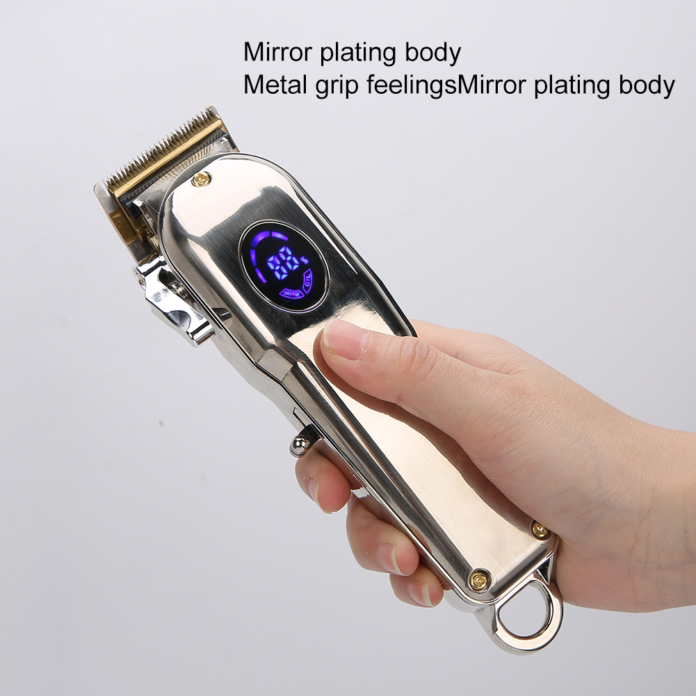 Surker Hair Trimmer Digital Electric Hair Clipper USB Rechargeable Cordless Men Hair Cutting Machine Beard Shaver