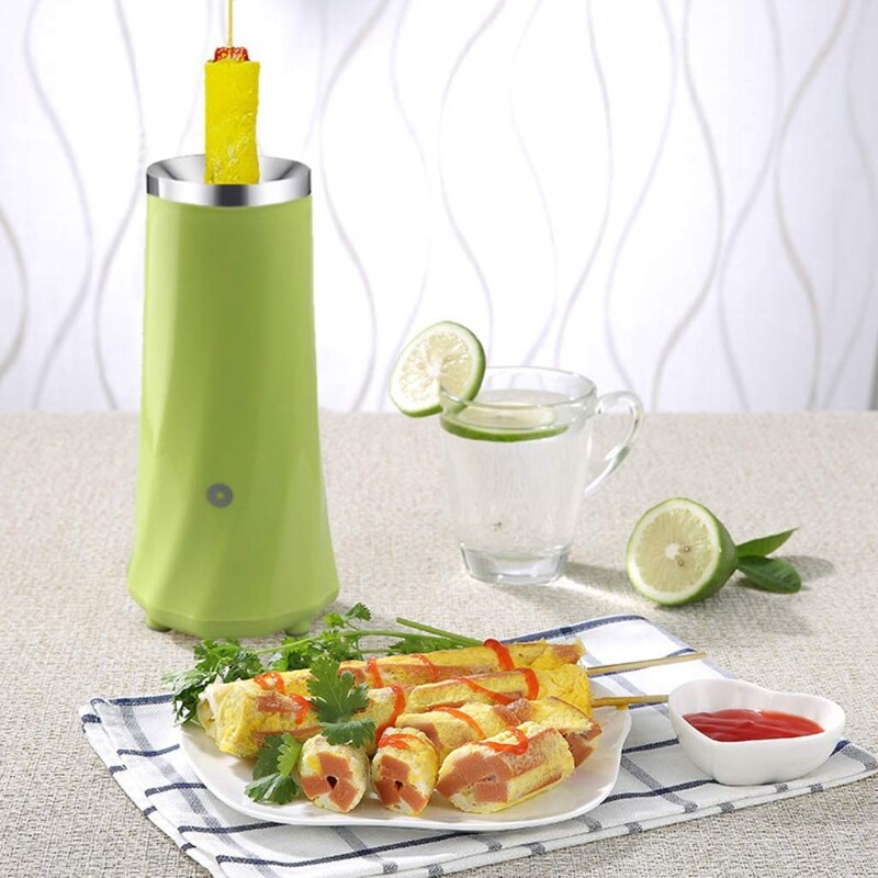 Single Tube Automatic Multifunctional Egg Roll Maker Electric Egg Boiler Omelette Master Sausage Machine Breakfast Egg Tool Us P
