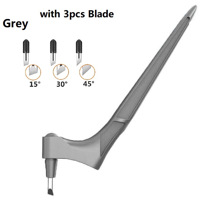 DIY Craft Snijgereedschappen Houtsnijwerk Cut Pen Art Craft Tool met 360-staal roterend mes Veiligheidssnijder Papier: plum