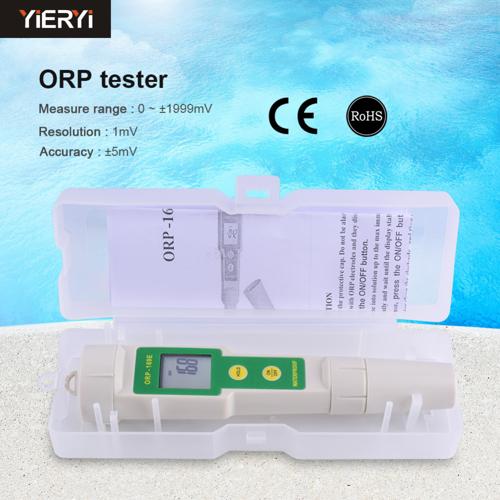 Medidor de pluma portátil ORP, probador de potencial negativo, Redox, ORP, con sonda reemplazable