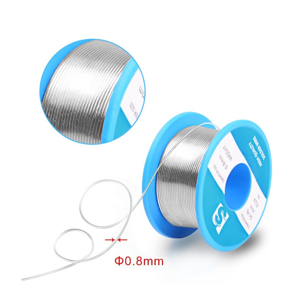 Soldeer Tin 0.8Mm CF-10 Sn-Pb 60/40 Flux 2% Lood Roll Schoon Rosin Lassen Core Solderen Draad flux Reel Buis 50G