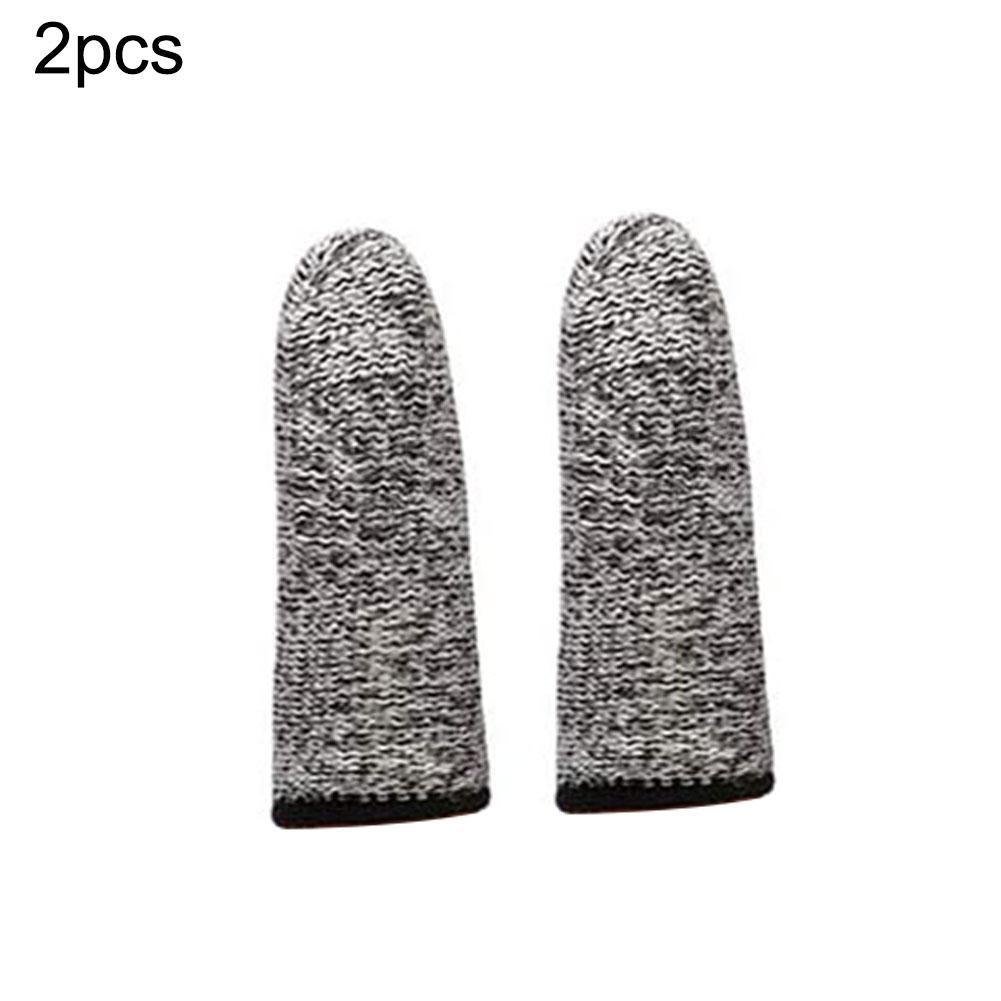 2 Pcs Of Anti-cut Finger Cots Cutting Vegetables Protect Picking Gloves Finger Home Finger Cover Tool Fingertip Kitchen Gad W0c0: Default Title