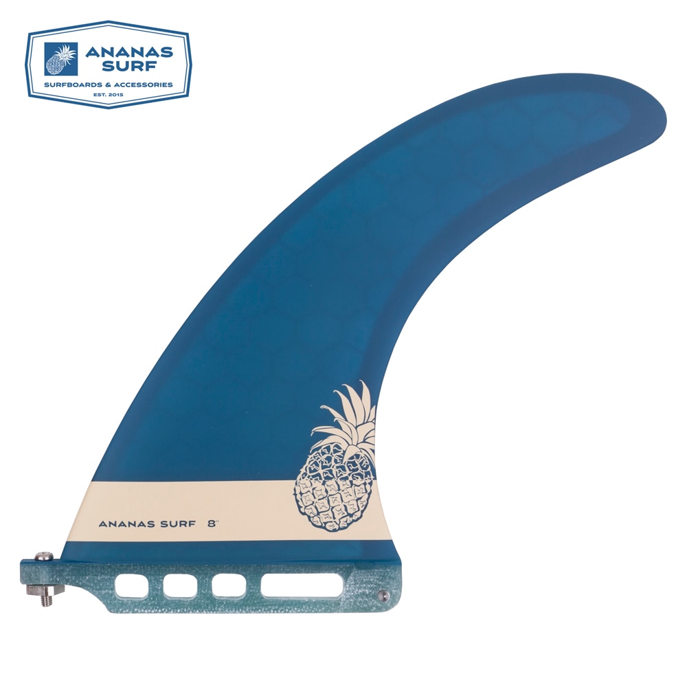 Ananas Surf planche de Surf aileron centre simple boîte aileron 8 "longboard 8 pouces longueur us base sup accessoires performance style noserider