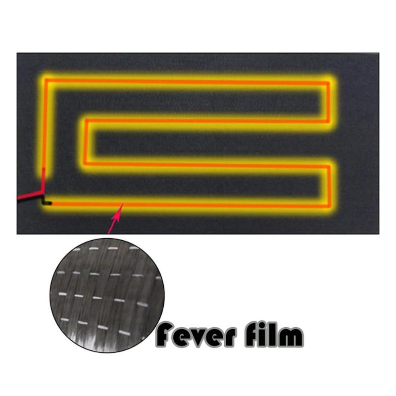 Carbon Fiber Electric Clothes Heating Pads Adjustable Temperature Warmer