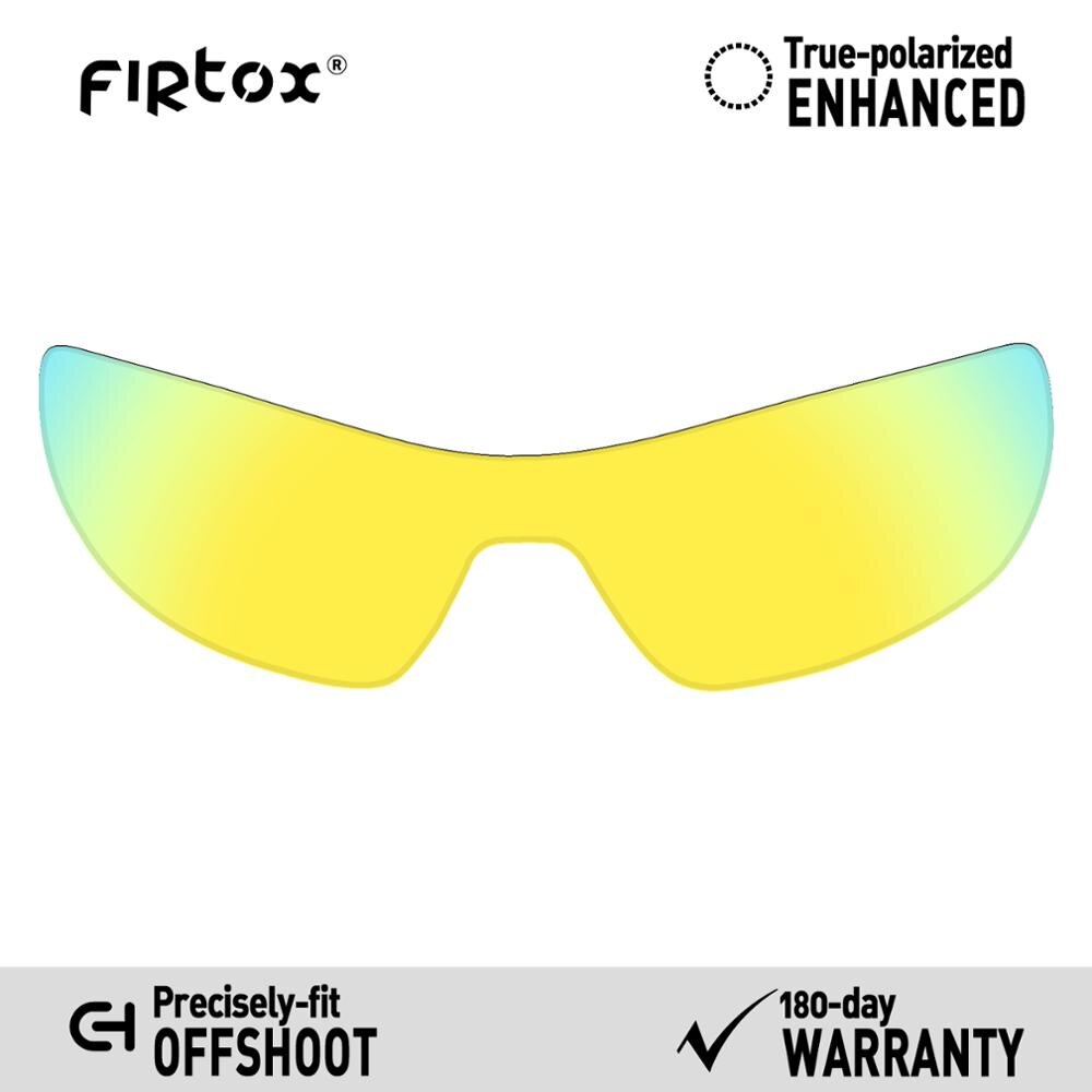 Firtox true  uv400 polariserte linser erstatning til oakley avlegger  oo9190 solbriller (kun kompatibel linse) - flere farger: 24k måke