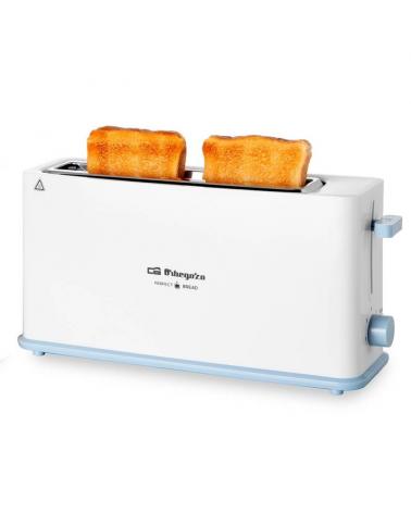 Orbegozo TO 4012, Tostadora pan 850 W, 7 niveles de tostado, calienta panecillos
