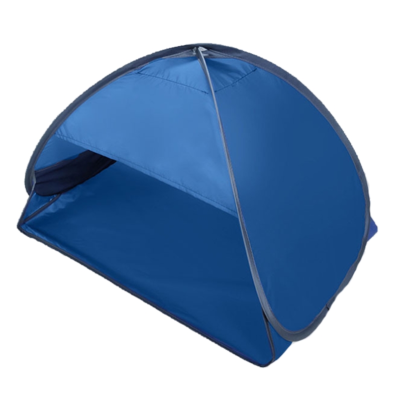 Faltbares uv-schutz-strandzelt, uv-beständiges mini-sonnensegel mit automatischer sonneneinstrahlung für picknicks, strand und camping im freien